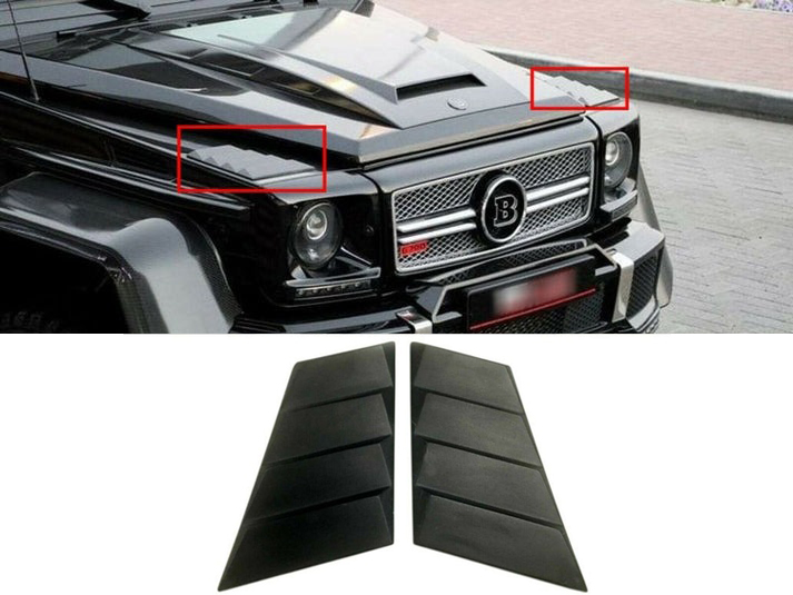 Mercedes-Benz W463 G-Wagon Brabus Front Fender Trim Covers Instead of Top Turn Signals